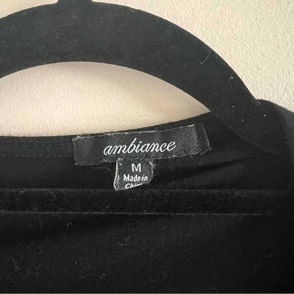 Ambiance | Black Long Sleeve Top - Picture 3 of 4